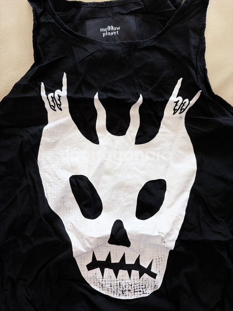 멜로플래닛 엠피큐 mpq evil rockskull 조거팬츠 바지--3