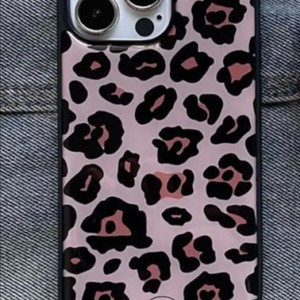 새상품) 아이폰 14프로 듀이 범퍼 에폭시 폰케이스 호피