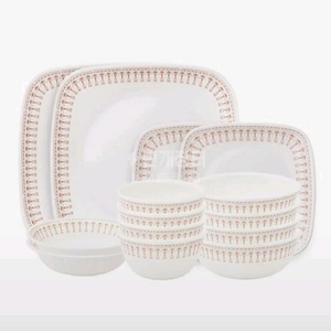 코렐 골든인피니티 4인세트 14P 구하기 힘든 아이보리