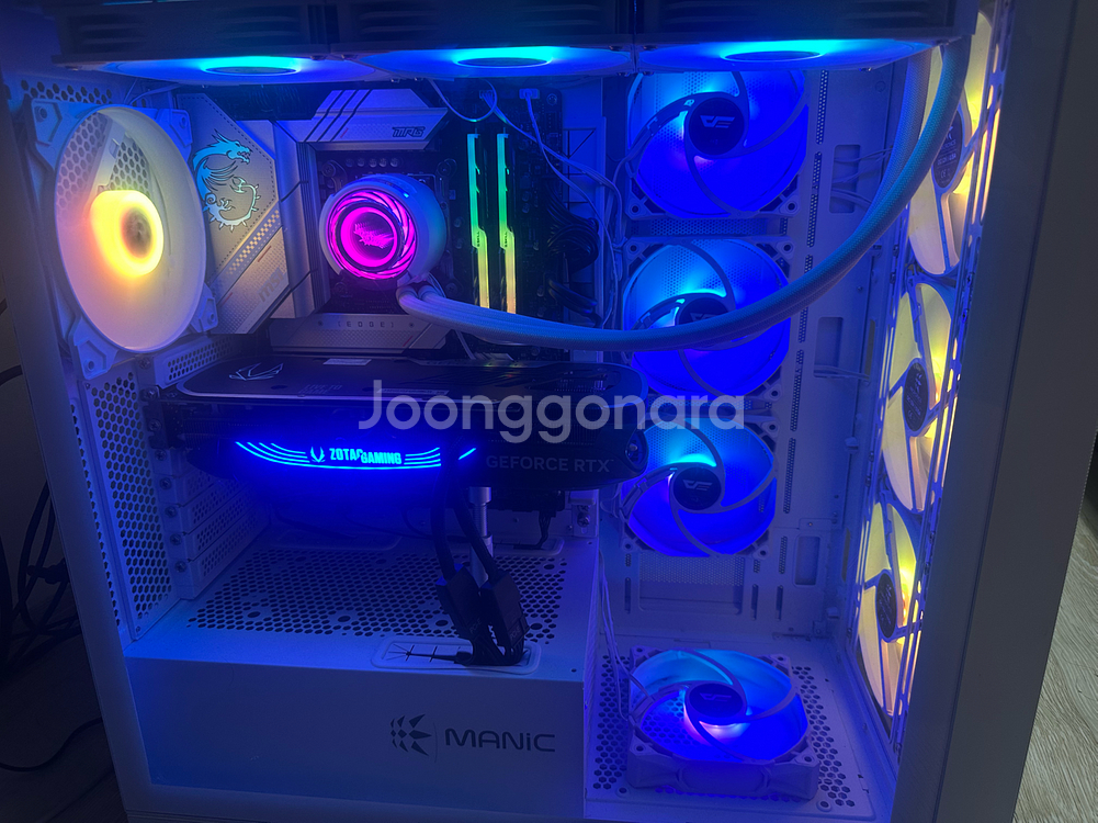 i9-13900k 4070ti super 수냉 컴퓨터 본체 판매합니다--1
