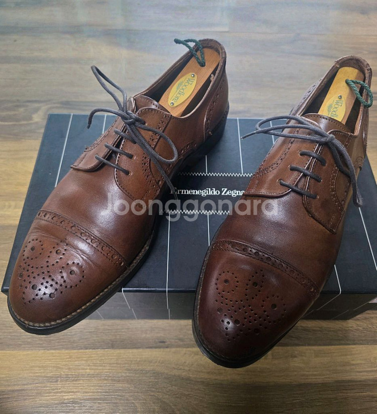 미국 David & Joan 브라운 옥스포드 슈즈 (Hand Made in Italy / US 9.5 사이즈)--0