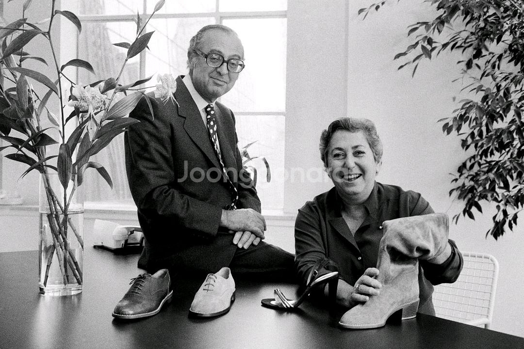 미국 David & Joan 브라운 옥스포드 슈즈 (Hand Made in Italy / US 9.5 사이즈)--5