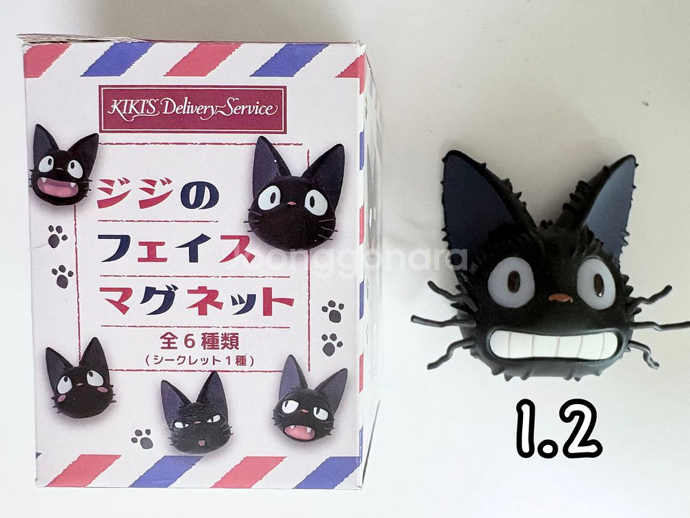 지브리 마녀배달부 키키 랜덤 박스 지지 얼굴 마그넷 시크릿 교환 판매--0