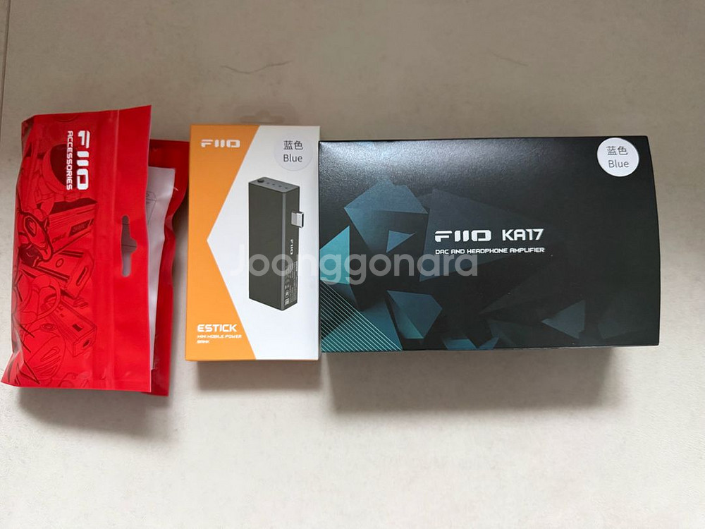 FIIO KA17 + ESTICK 블루--0