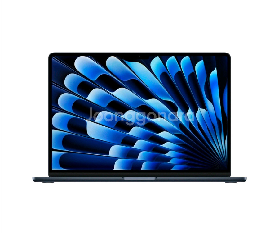 (미개봉)맥북에어15 M4 24GB 512GB 10코어 CPU/10코어 GPU 미드나이트 MC6L4KH/A--0