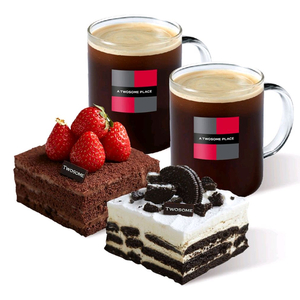 투썸플레이스 떠먹는 스초생+떠먹는 아박+아메리카노R 2-메뉴변경가능