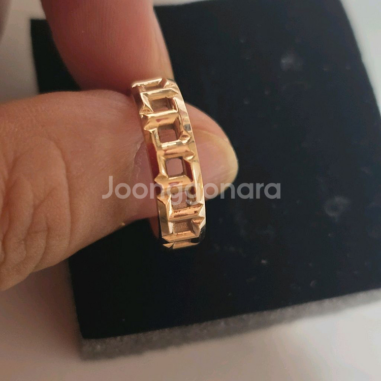 18k핑크골드 반지--3