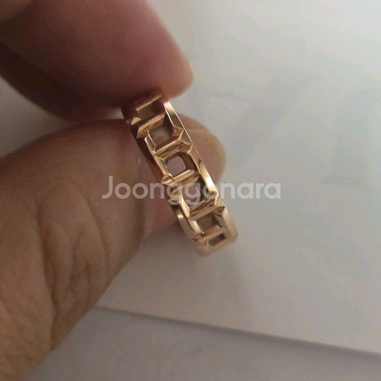 18k핑크골드 반지--4