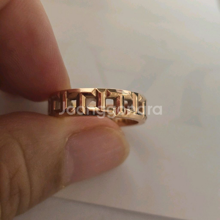 18k핑크골드 반지--5