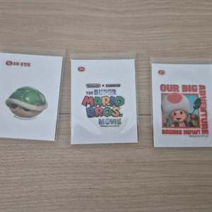 슈퍼 마리오 브라더스 영화 슈퍼마리오 띠부씰