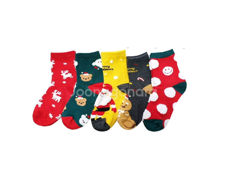 새제품) 크리스마스 아동 양말 4~5세--0