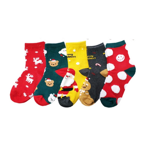 새제품) 크리스마스 아동 양말 4~5세