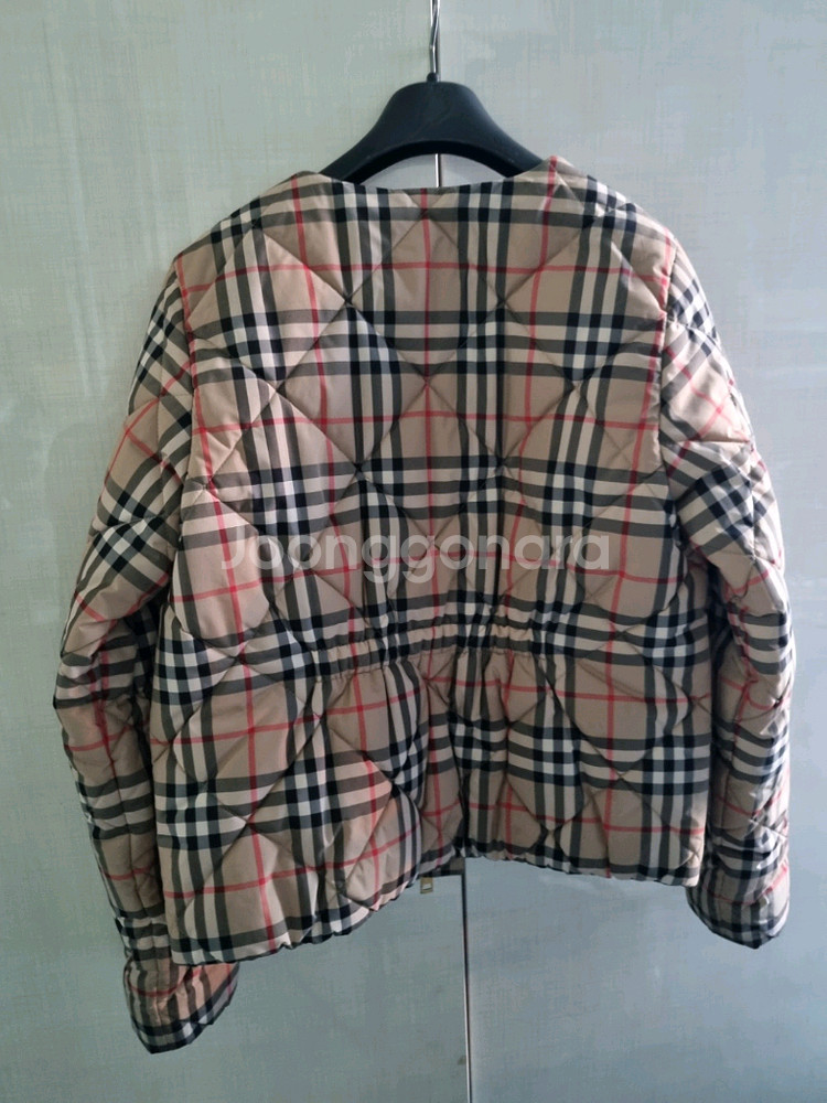 버버리키즈 신상 퀼팅 누빔 10y 빈티지체크 점퍼 아카이브--3