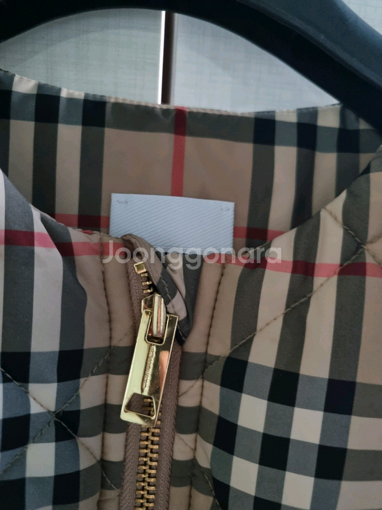 버버리키즈 신상 퀼팅 누빔 10y 빈티지체크 점퍼 아카이브--6