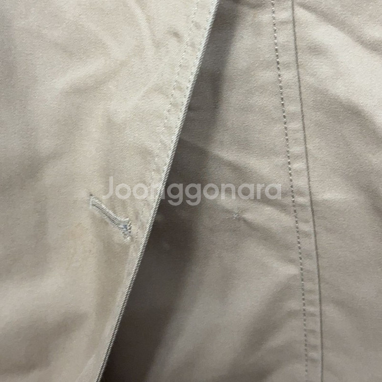 해지스 베이지 여성 클래식 트렌치 코트 85-160--5