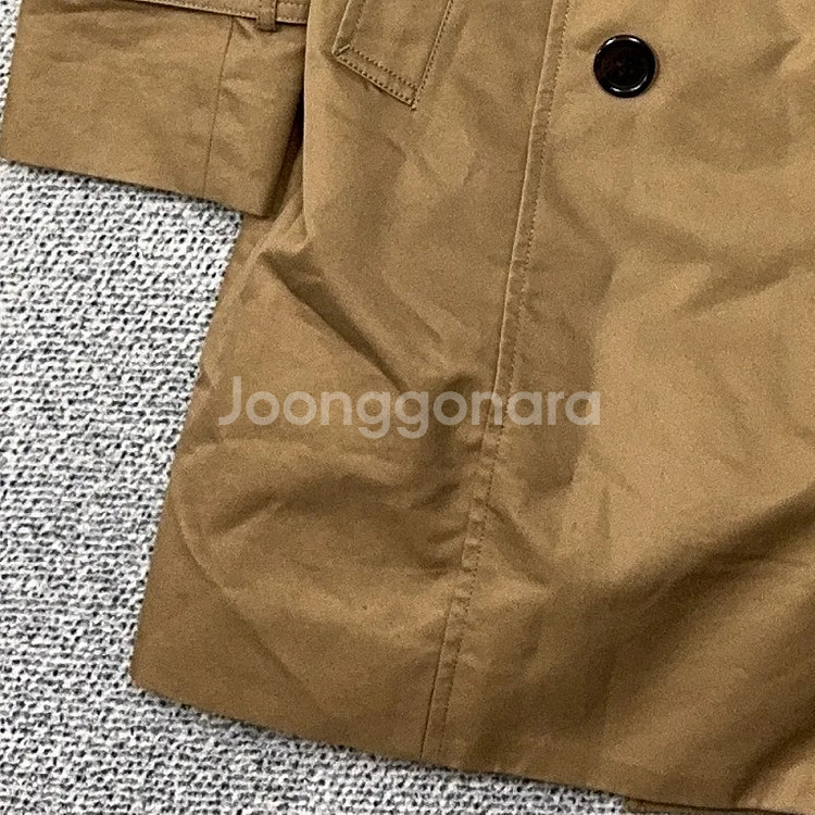 해지스 베이지 여성 클래식 트렌치 코트 85-160--4