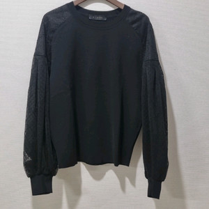 [MICHAA 미샤 24-25SS 레이스 소매 블라우스형 니트 /