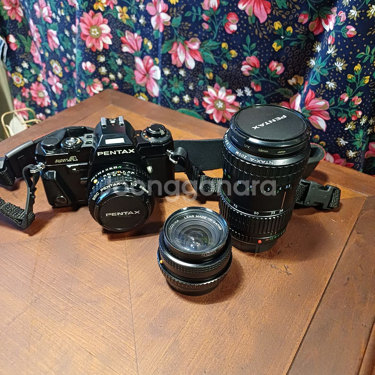 펜탁스 SUPER A 바디와 렌즈 3가지--0