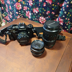 펜탁스 SUPER A 바디와 렌즈 3가지