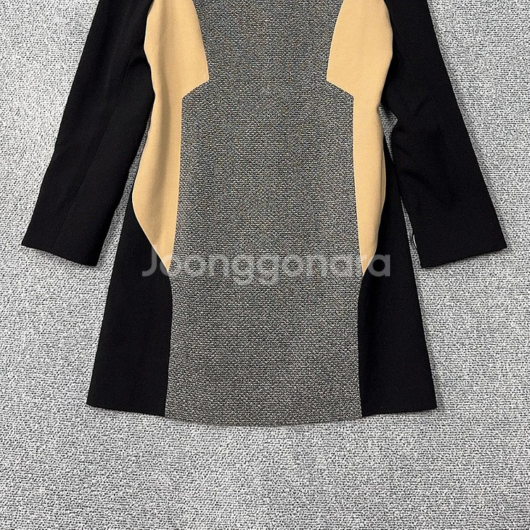 쉬스미스 블랙 그레이 클래식 원피스 66--3