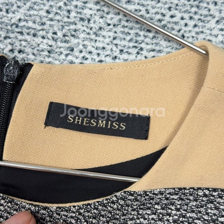 쉬스미스 블랙 그레이 클래식 원피스 66--4