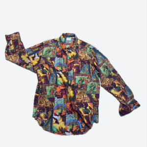 이태리제) le chateao 이태리 실크 셔츠 38