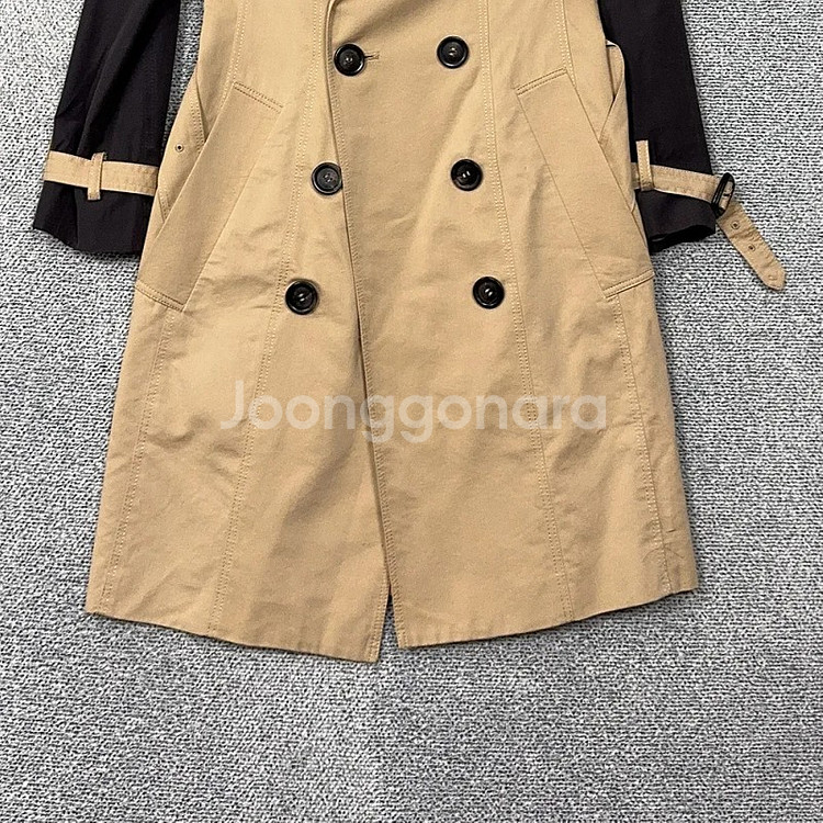 잇미샤 여성 클래식 베이지 트렌치 코트 79-155--3