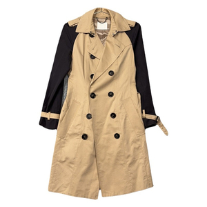 잇미샤 여성 클래식 베이지 트렌치 코트 79-155