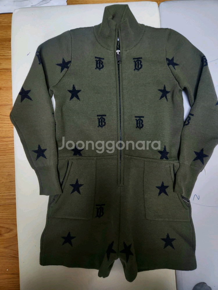 버버리키즈 10y 140cm 점프수트 모느그램 버버리칠드런--4