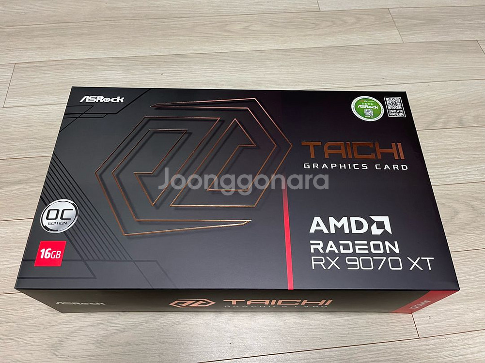 ASRock RX 9070 XT Taichi 그래픽카드--0
