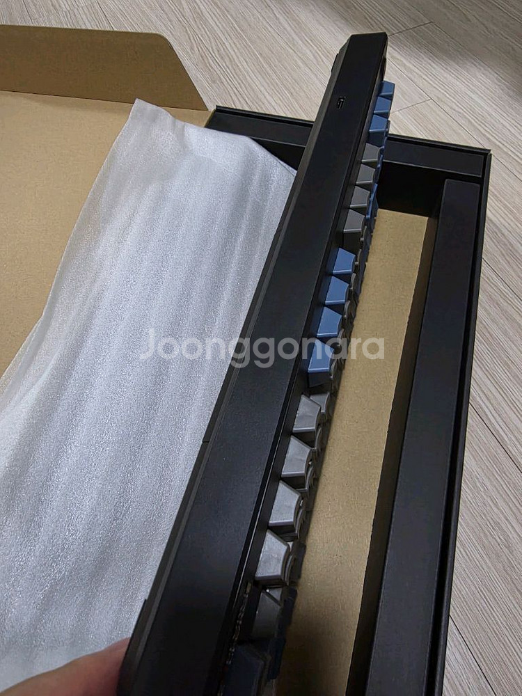 리얼포스 R3 그레이블루 45g 저소음 급처--5