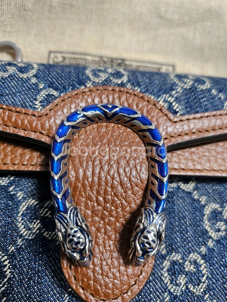 구찌 GG 캔버스 체인 크로스백--1