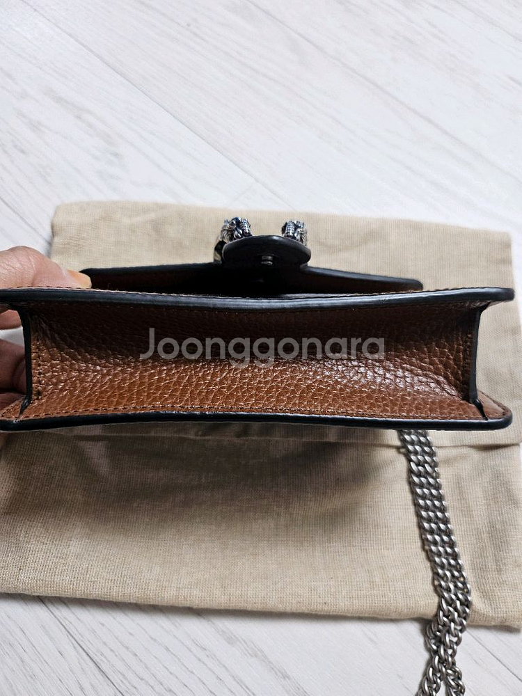 구찌 GG 캔버스 체인 크로스백--3