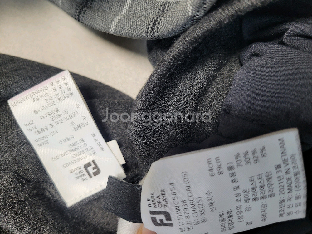 정품 풋조이 골프 모자, 니트 상하의 세트 (85,25)--4