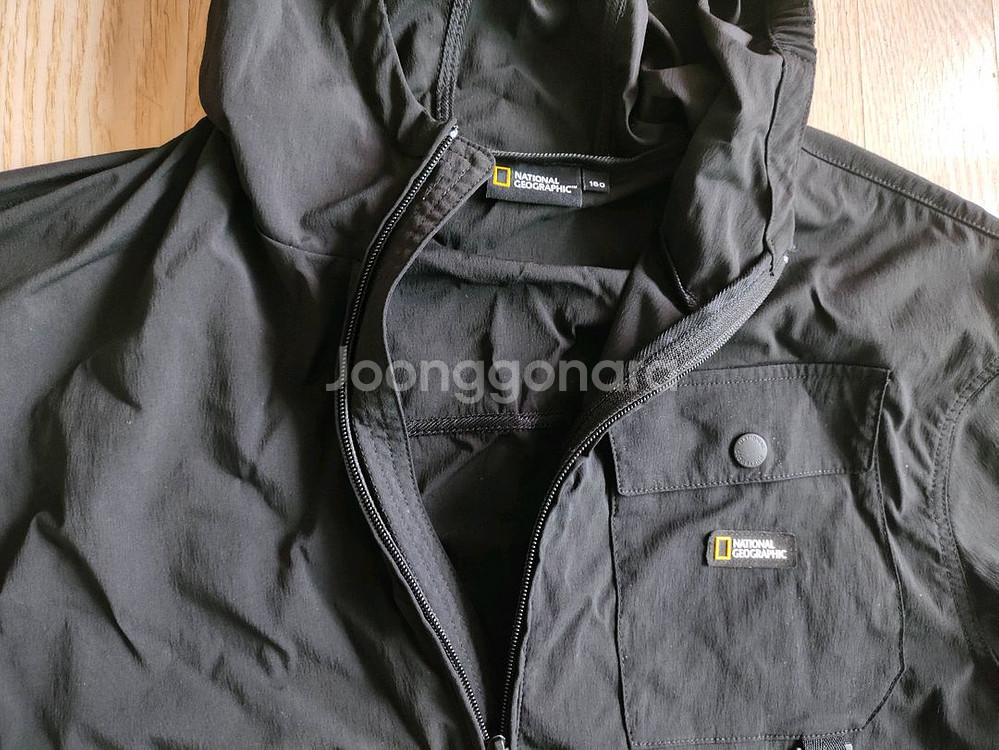 내셔널지오그래픽 바람막이 자켓 (사이즈160)--1