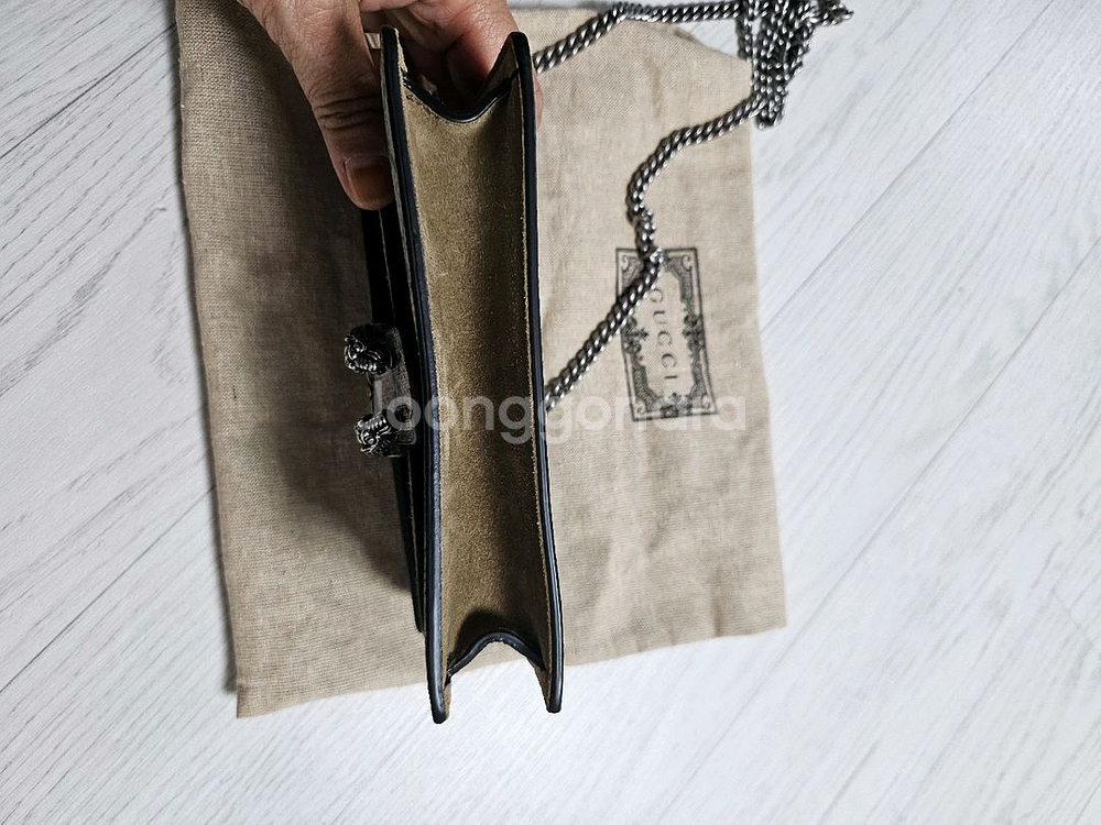 구찌 디올리나 GG 캔버스 체인백--3