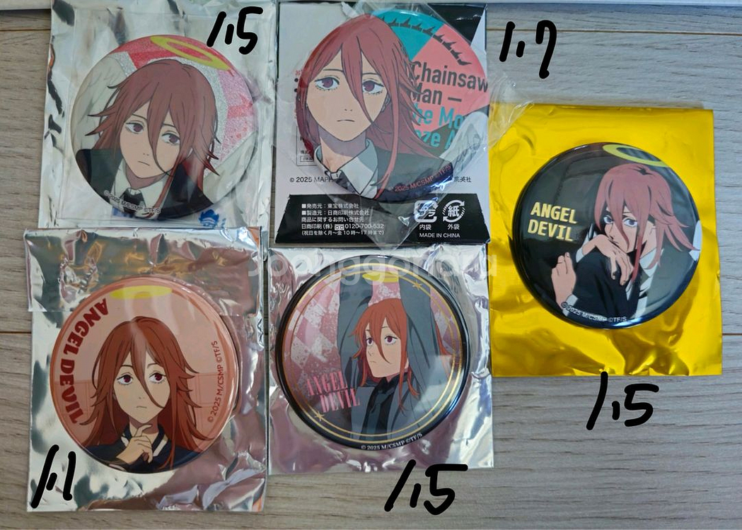 체인소맨 극장판 레제편 천사의 악마 굿즈 모음--2