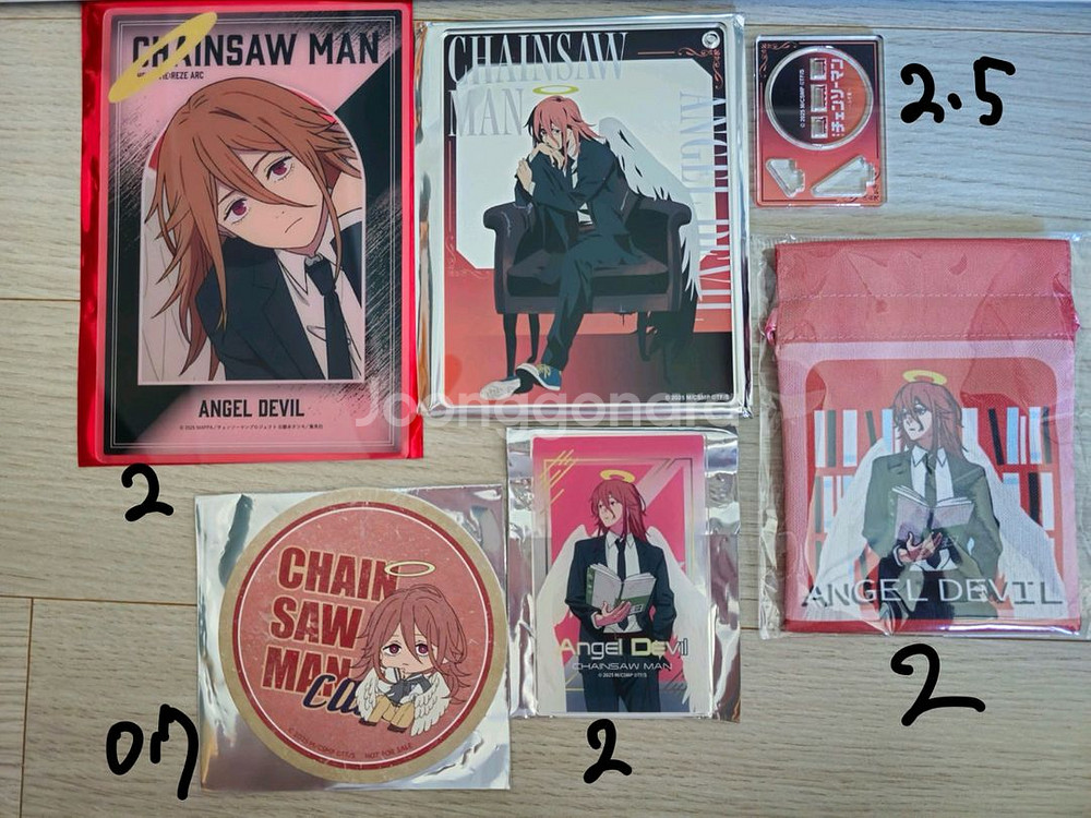 체인소맨 극장판 레제편 천사의 악마 굿즈 모음--0