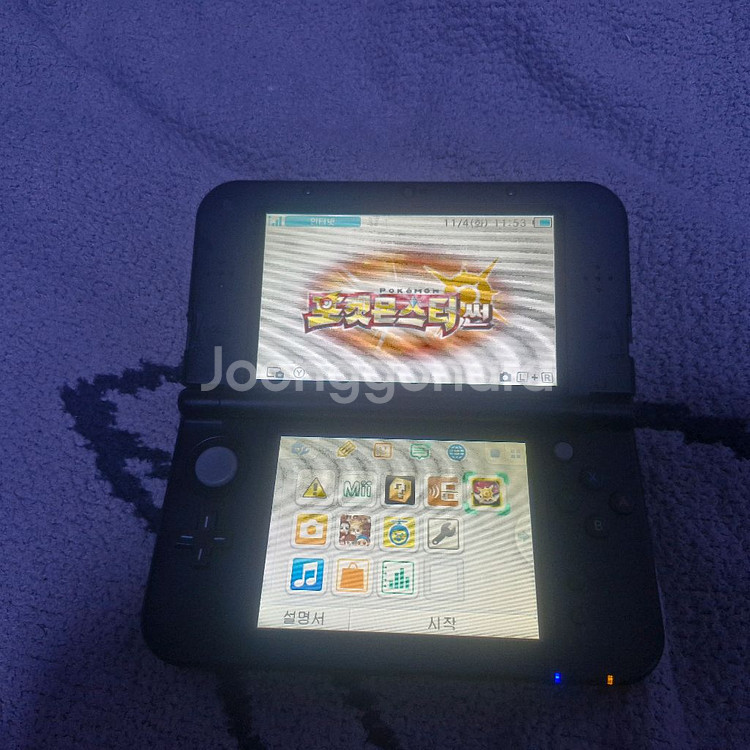 닌텐도 3DS XL 포켓몬스터 썬문 에디션--3