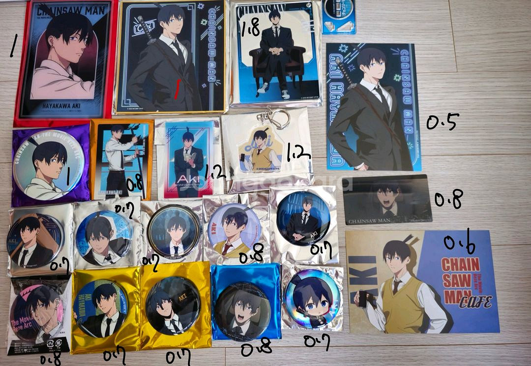 체인소맨 극장판 레제편 아키 굿즈 모음--0