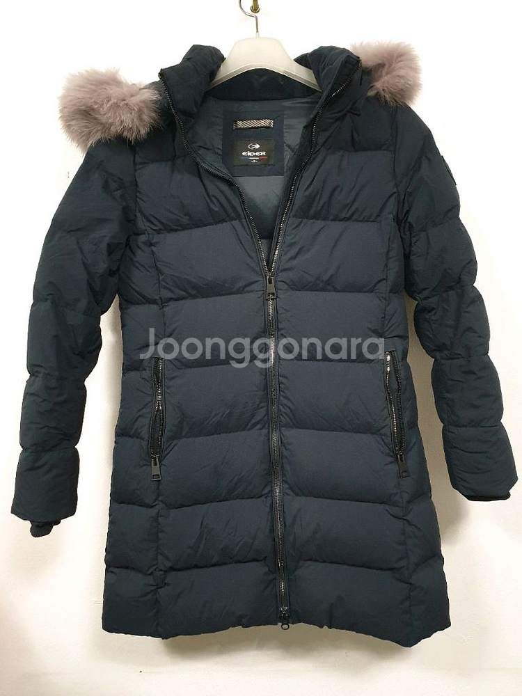 아이더 남색 아리아 구스다운 자켓 거위털 S사이즈--0