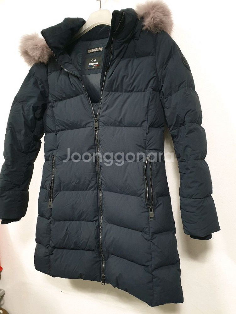 아이더 남색 아리아 구스다운 자켓 거위털 S사이즈--1