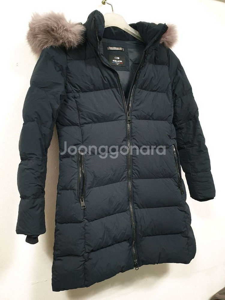 아이더 남색 아리아 구스다운 자켓 거위털 S사이즈--2