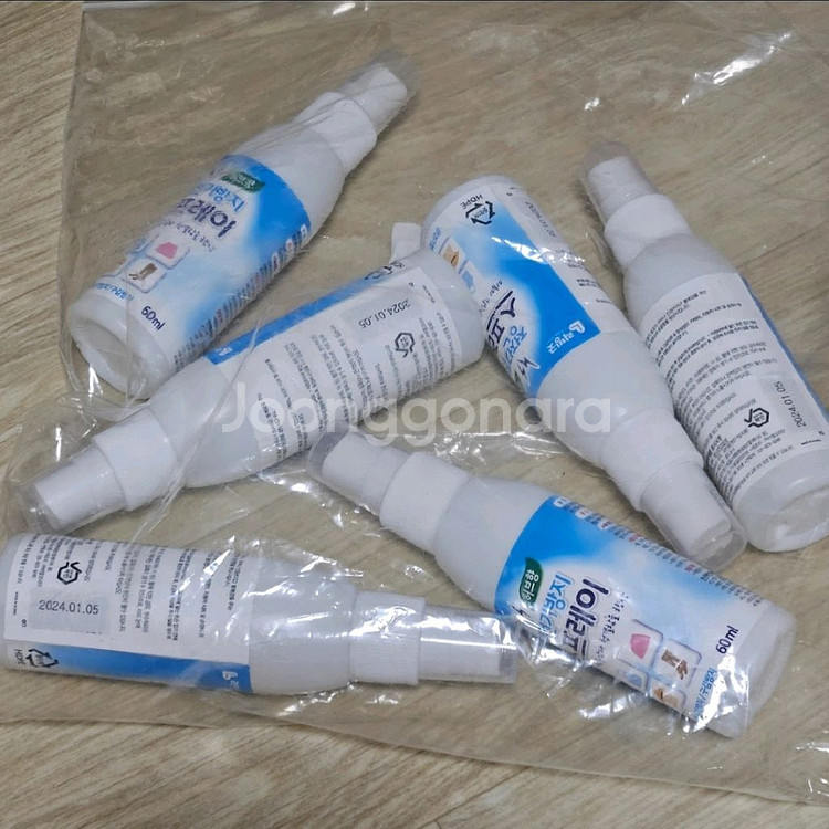 (새상품) 정전기 스프레이 60ml 6개 일괄--0