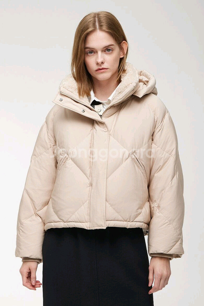 (새옷) VOICE OF VOICES 구스 숏패딩--2