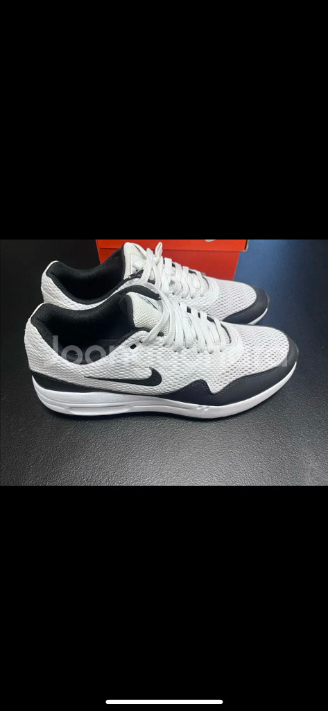 나이키 에어맥스 1 골프 화이트 블랙--1