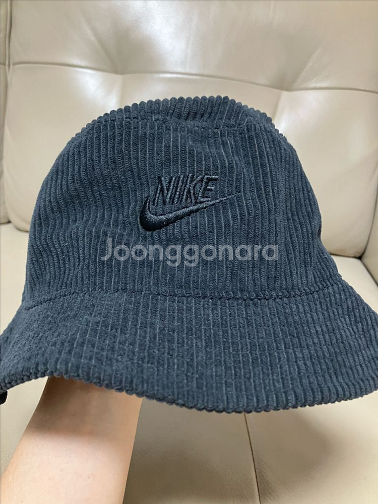 나이키 가을겨울용 코듀로이 버킷햇 빈티지블랙 L--0