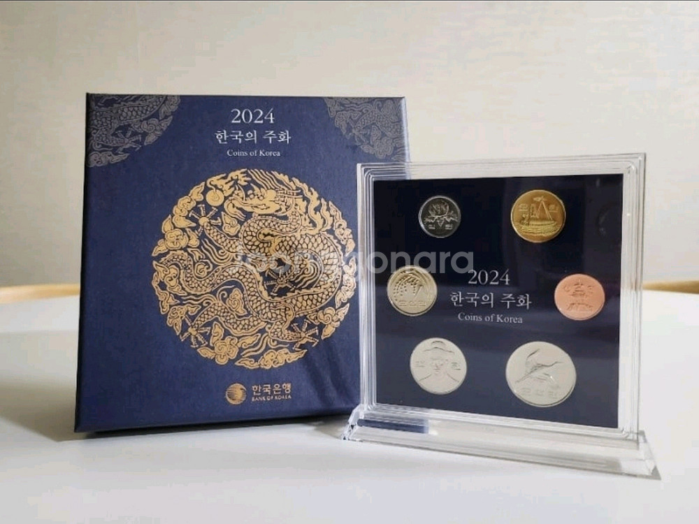 (미개봉 새상품) 한국은행 2024년 현용주화 조폐공사 민트세트--0
