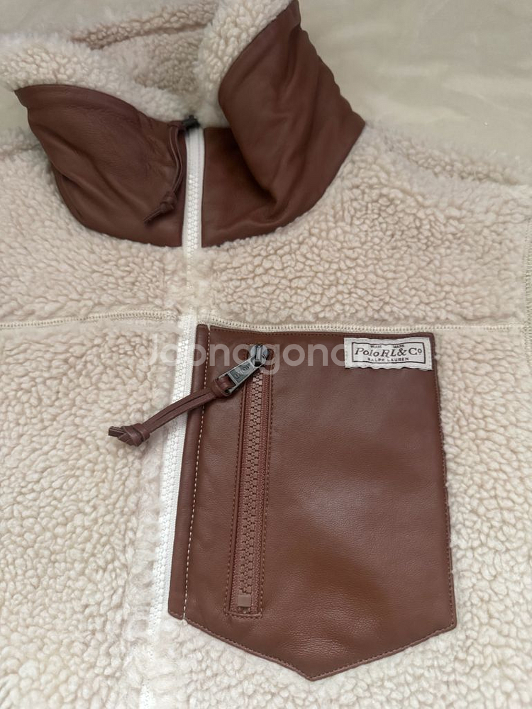 폴로 랄프로렘 여성 플리스 자켓 S 아이보리--6