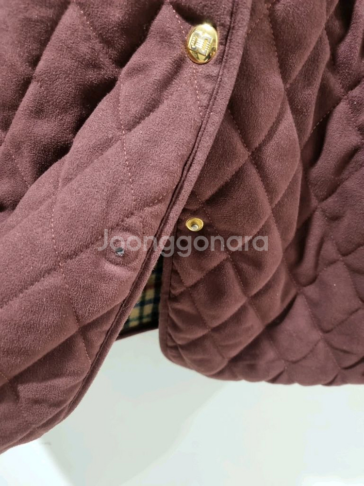 닥스 퀼팅 자켓 버건디--4